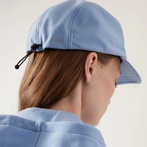 Athleta Light Blue Adjustable Cold Weather Train Cap Hat